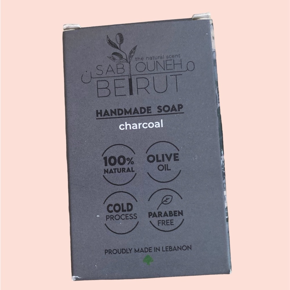 NIB, Sabouneh Mn Beirut, Handmade Soap,
"CHARCOAL”
